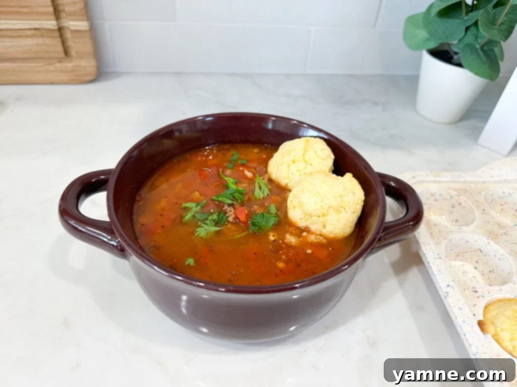 simple chili and corn bread dinner