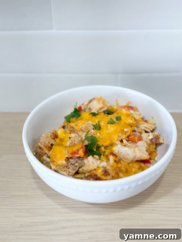 Easy chicken and vegetable casserole