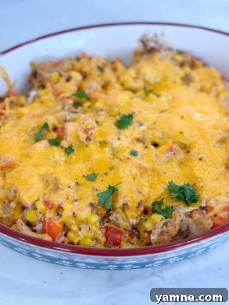 Easy chicken and vegetable casserole