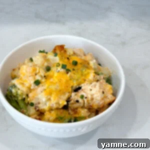 delicious creamy chicken and potatoes casserole