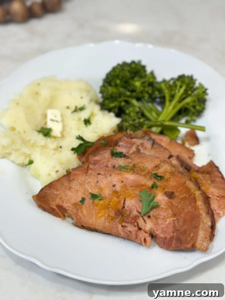 Effortless Holiday Ham: A Slow Cooker Delight 6 easy and juicy slow cooker ham