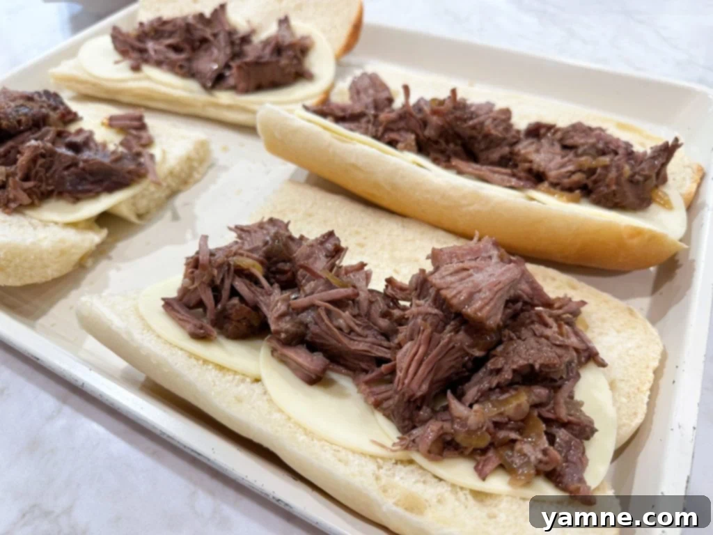 Shredded Slow Cooker Roast Beef