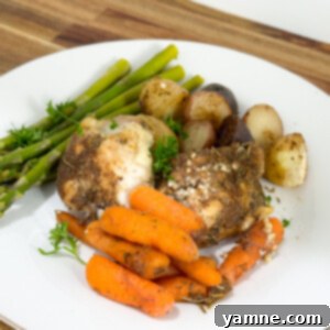 Delicious slow cooker chicken and veggies