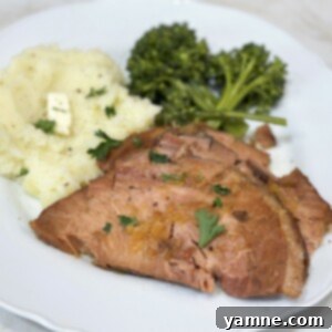 Easy and juicy slow cooker ham