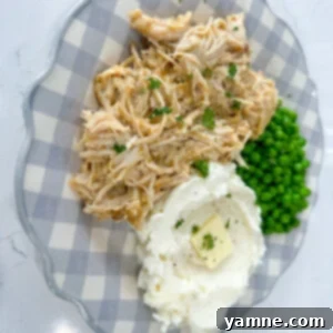 Slow cooker chicken and gravy