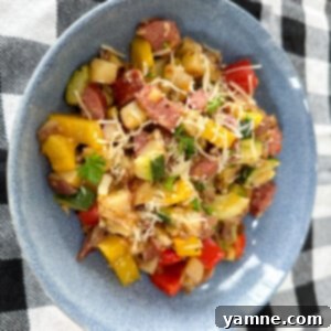 Sausage & Potatoes with Summer Vegetables
