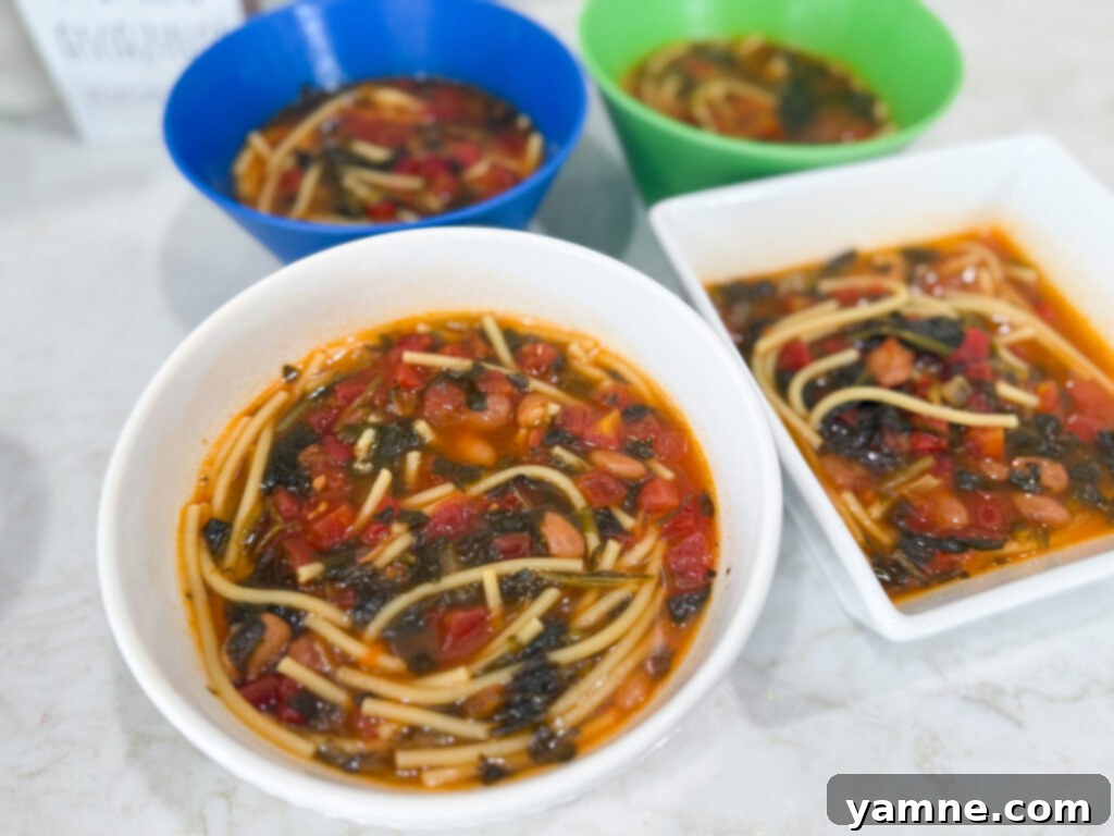 Spaghetti Bean Soup
