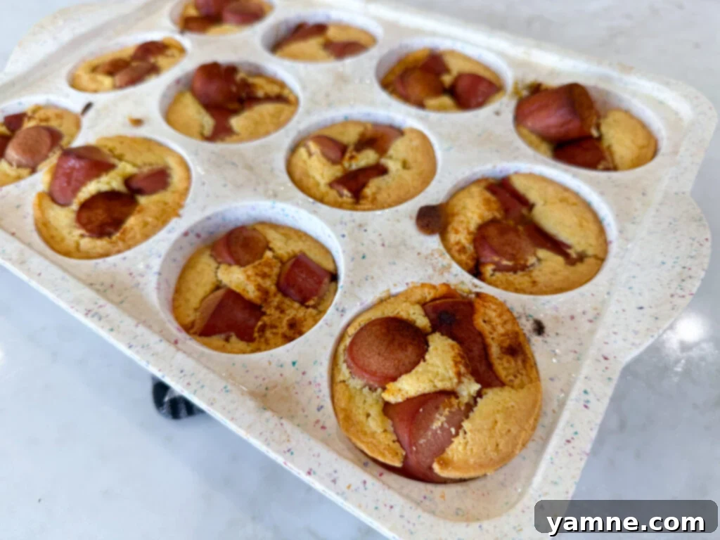Corn Dog Muffins