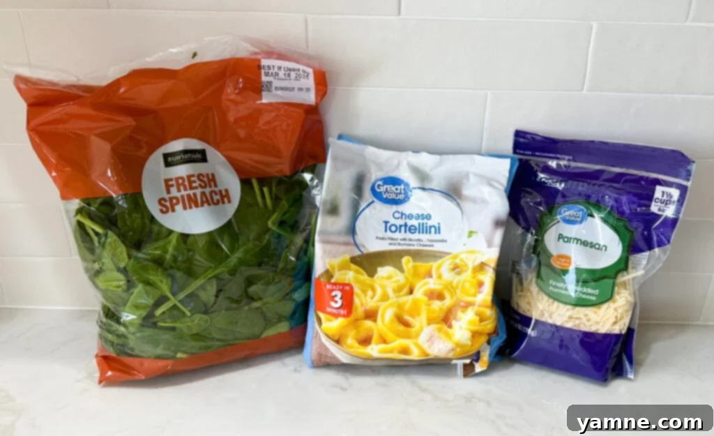 Meatless Monday Skillet Tortellini with Spinach 2 Skillet Tortellini with spinach