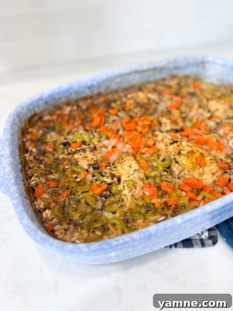 Chicken and Wild Rice Casserole Chicken and Wild Rice Casserole ready to serve