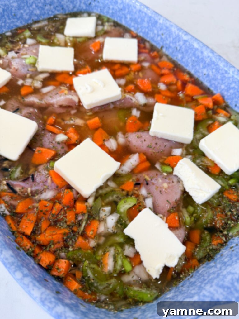 Chicken and Wild Rice Casserole Close up of Chicken and Wild Rice Casserole