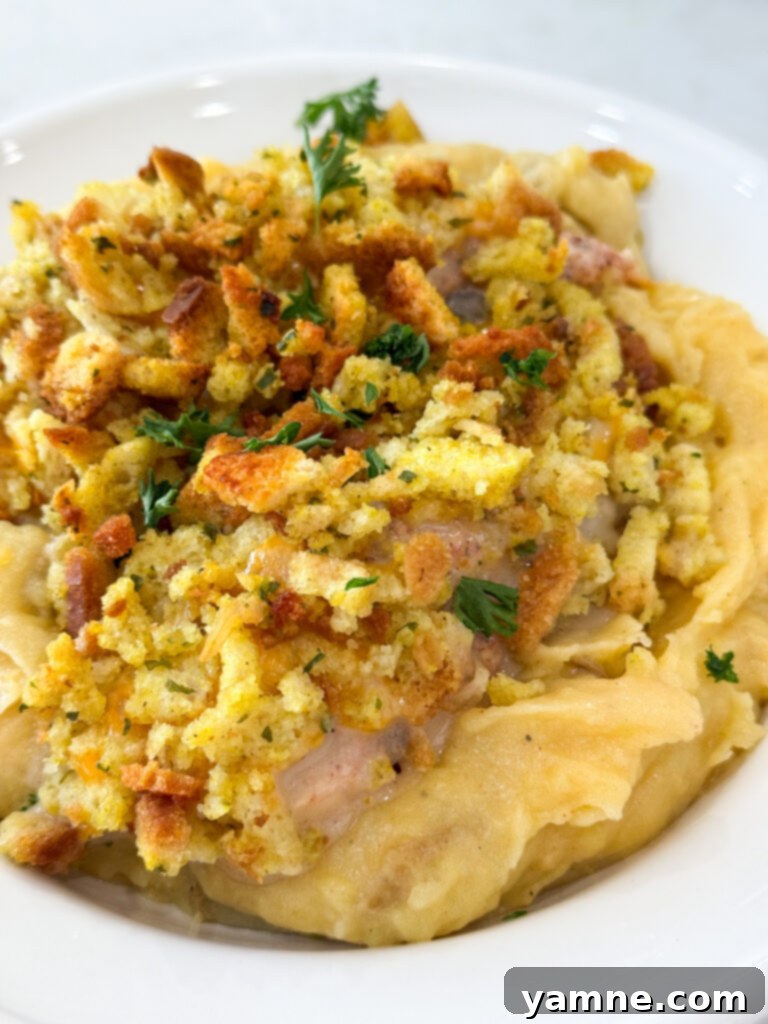 Making Crunchy No-Peek Cheesy Chicken