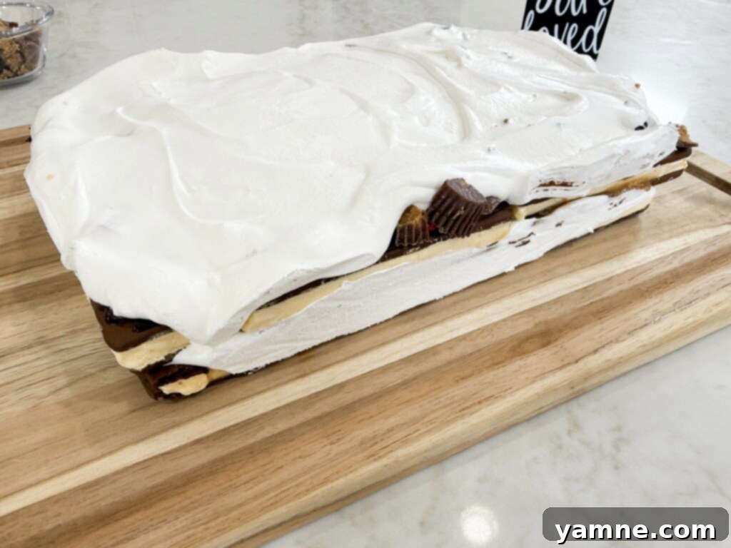 simple ice cream sandwich recipe, final layers