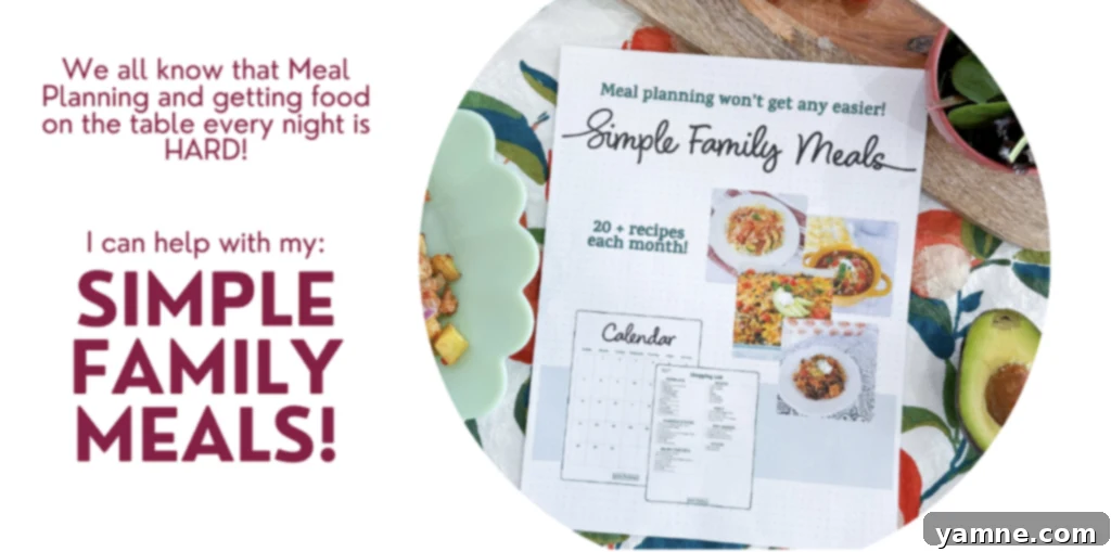 Hearty Lentil Potato Burritos 12 A selection of simple and healthy family meal recipes on a blog page.