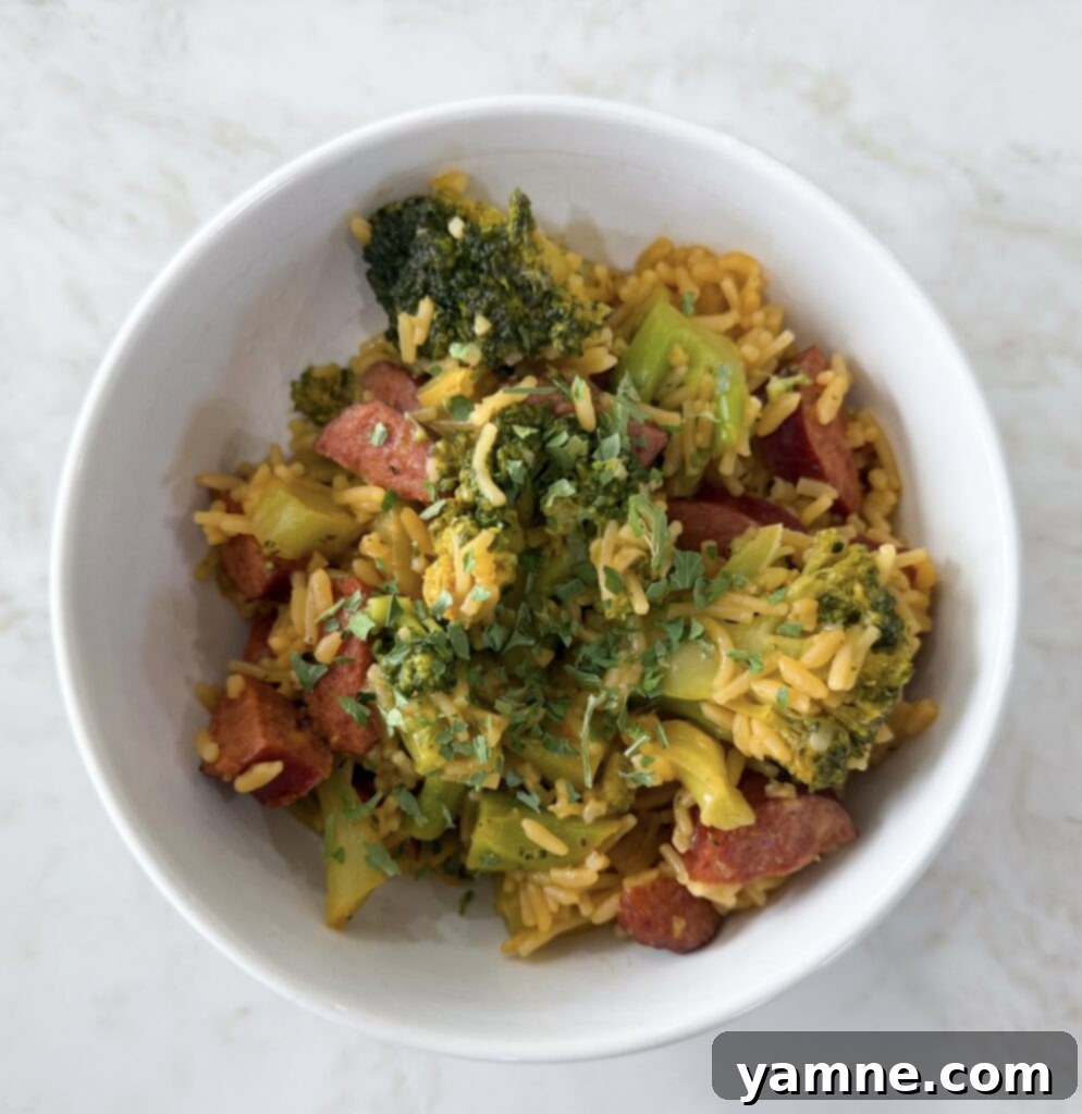 one pan sausage dinner