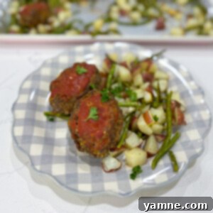 Budget-Friendly & Healthy Sheet Pan Dinners: 10 Quick & Easy Recipes 8 Sheet Pan Mozzarella Stuffed Meatloaf and Vegetables