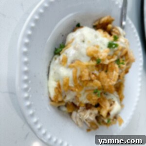 Comforting slow cooker French onion chicken
