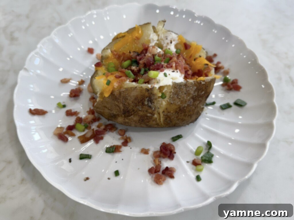 easy slow cooker baked potatoes
