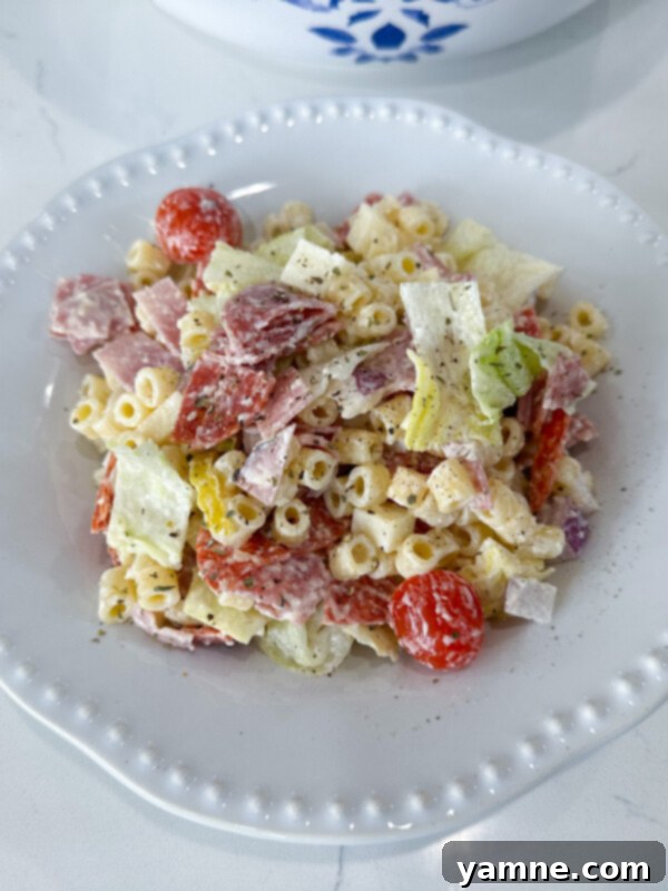 Italian Grinder Pasta Salad