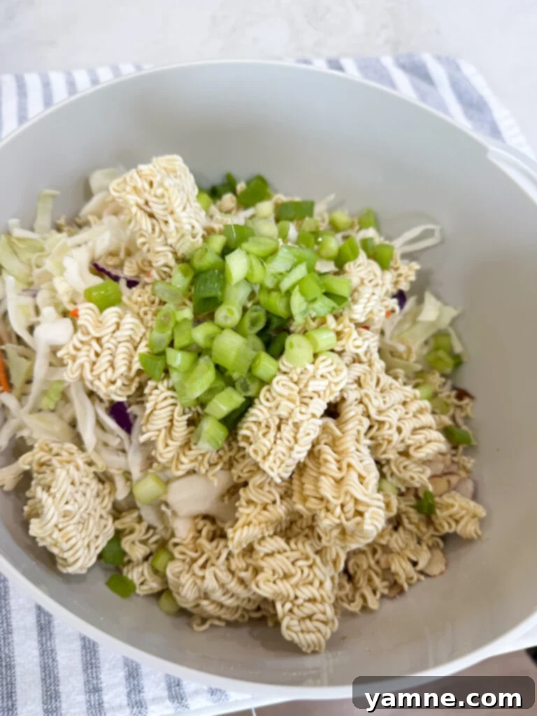 Add the Ramen Ingredients to the Bowl