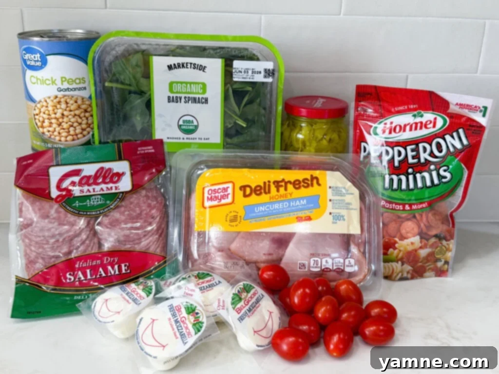 chickpea antipasto salad ingredients