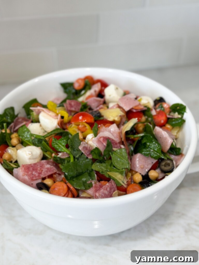 the best chickpea antipasto salad