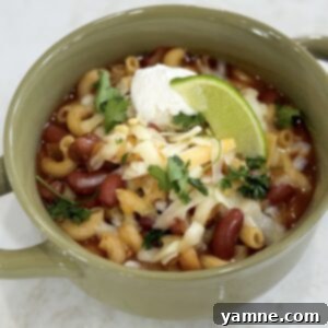 The Best Meatless Chili Mac