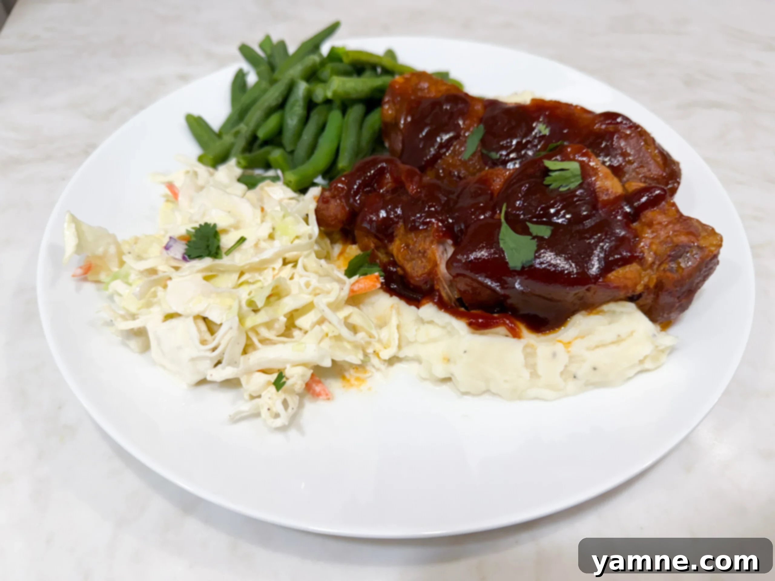The best Boneless Pork Ribs in the slow cooker with 3 ingredients