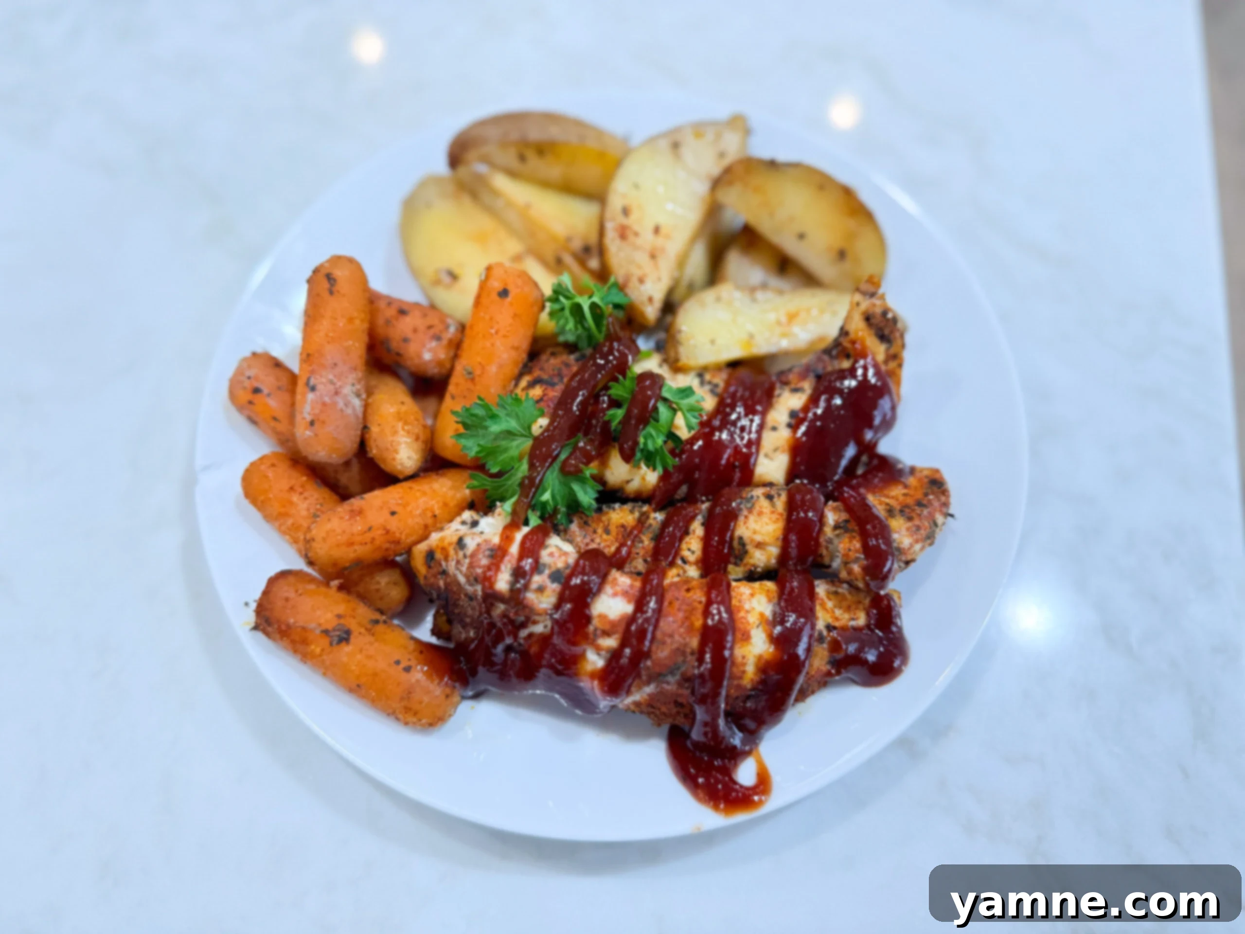 Hearty Slow Cooker Chicken with Potatoes and Carrots