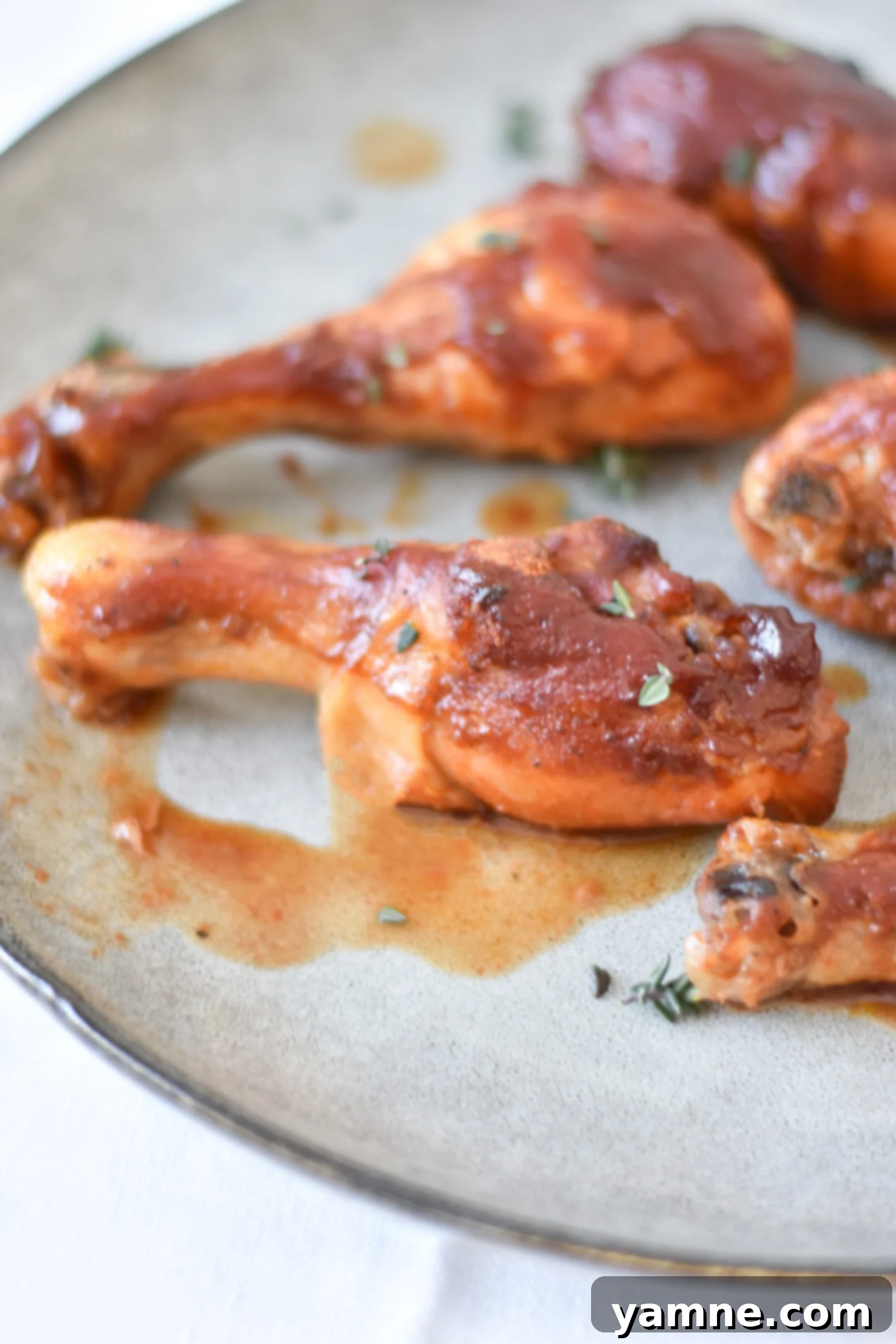 BBQ Slow Cooker Chicken Drumsticks for game day or family dinner