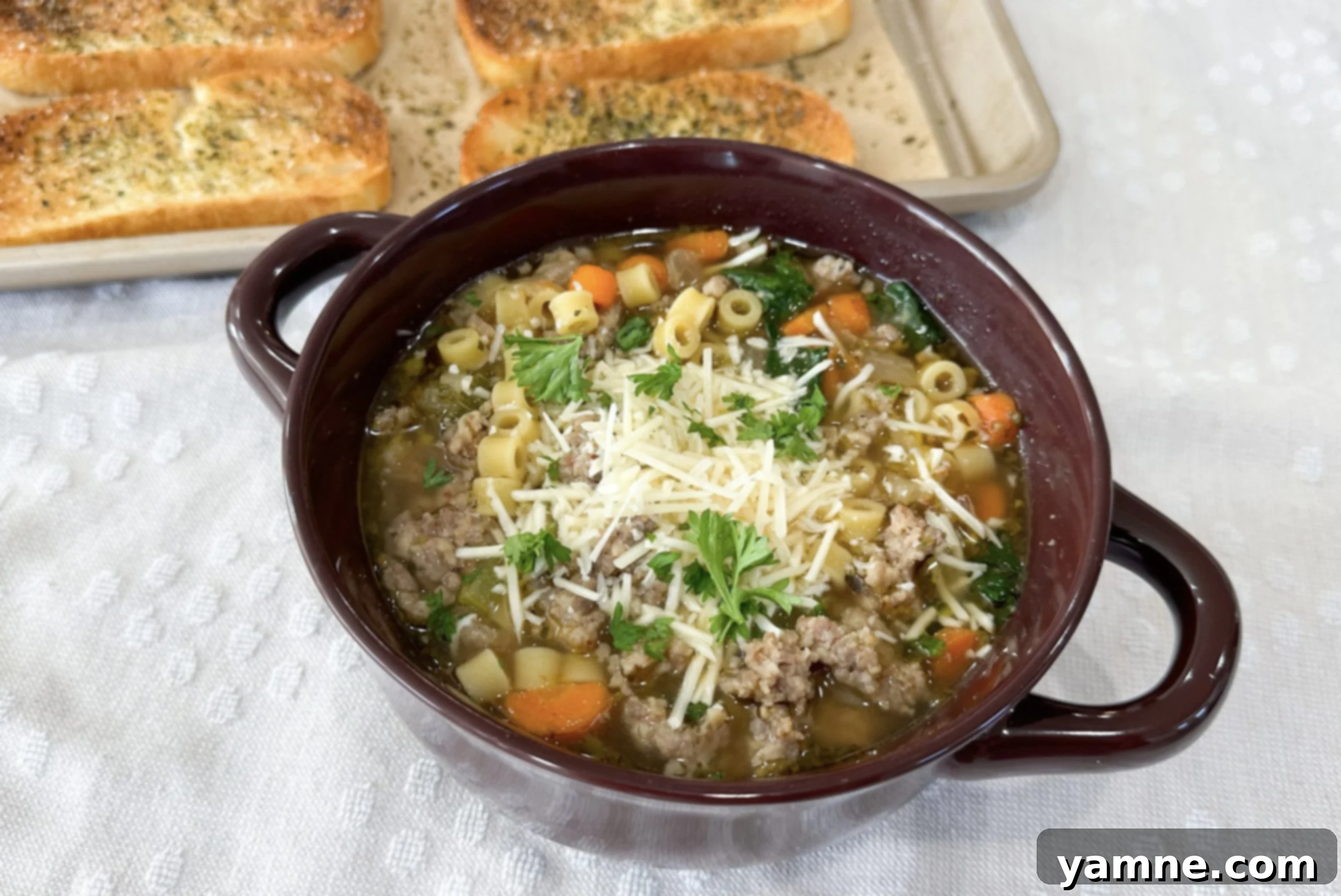 one-pot Italian sausage soup