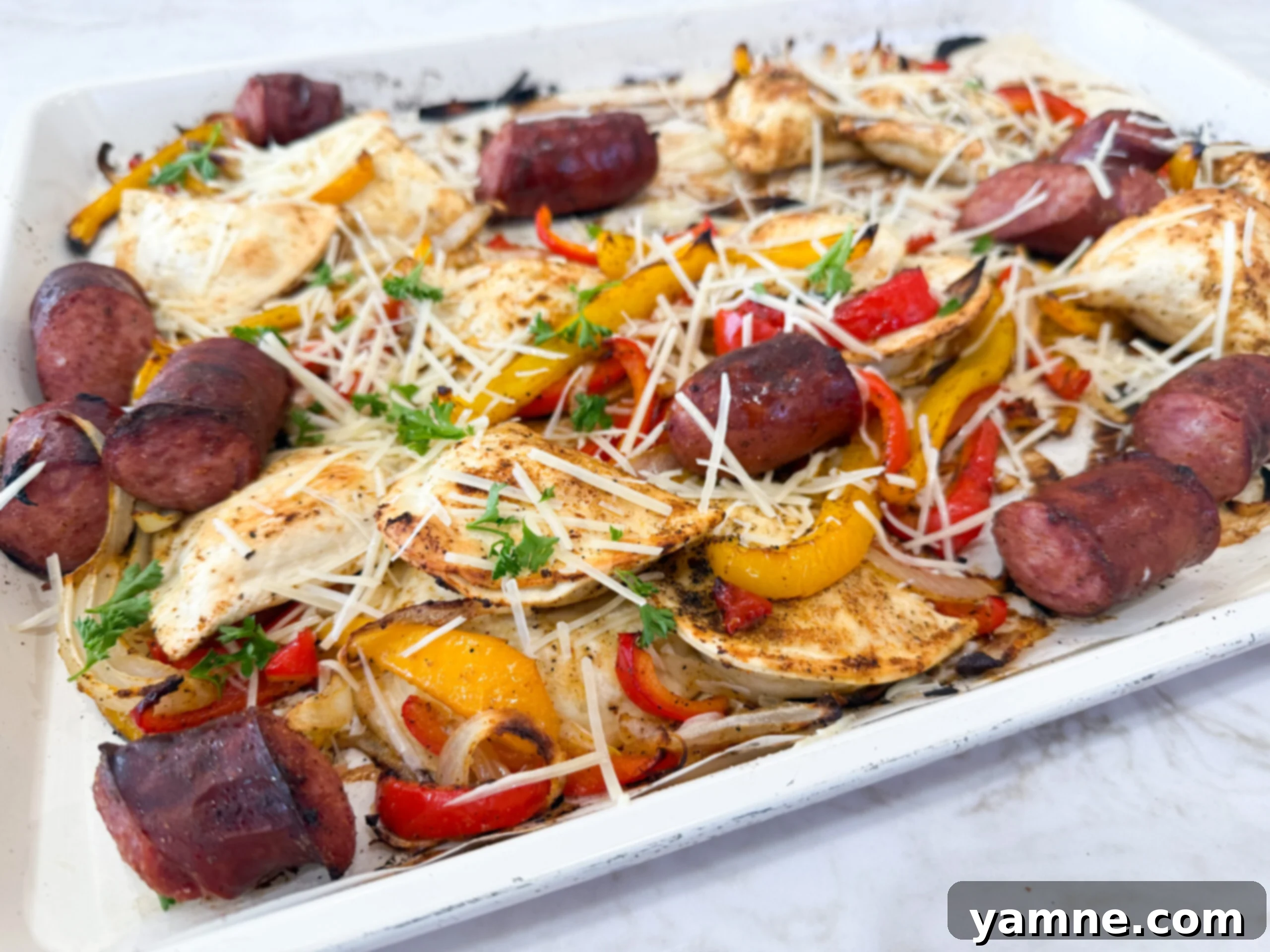 Kielbasa and Pierogies – Sheet Pan