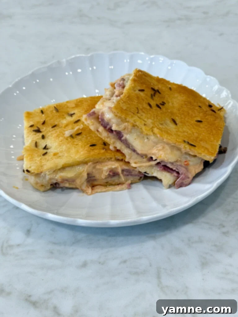 Pastrami Swirl Bake 2 Delicious Pastrami Crescent Sandwich Bake