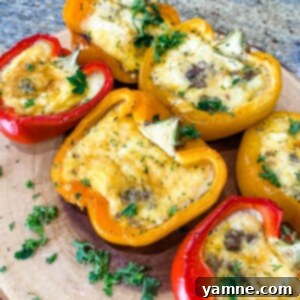 Omelet Stuffed Peppers