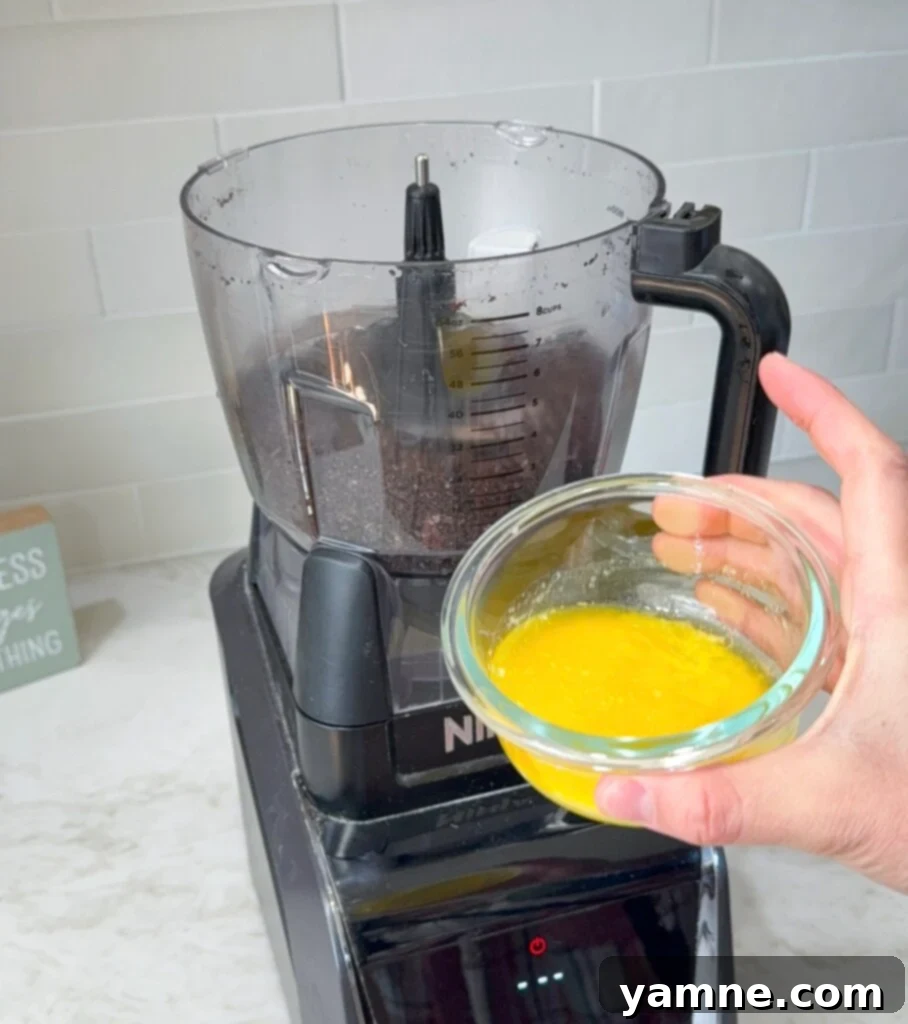 Buster Bar Ice Cream Delight 5 butter and oreo mixture