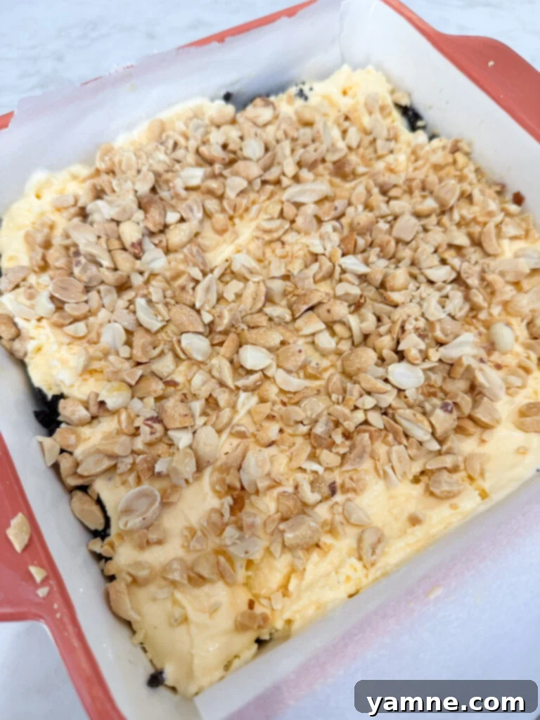 Buster Bar Ice Cream Delight 9 peaanut layer for ice cream cake