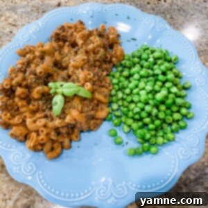 Comforting Homemade Beef and Pasta Skillet 1 Homemade Hamburger Helper, a one-pan classic with ground beef, creamy sauce, and pasta