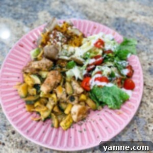 Parmesan Chicken and Zucchini 2 Parmesan Chicken and Zucchini Skillet Meal