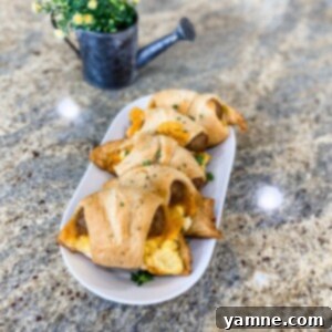 Sausage Egg Cheese Crescents