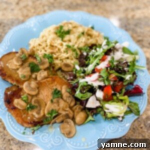 Pork Chops and Mushroom Gravy