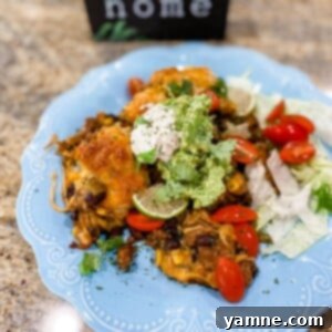 Pull-Apart Taco Bake 1 Delicious and cheesy Taco Bubble Bake in a baking dish, ready to be served