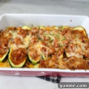 Savory Turkey Zucchini Bake 11 baked turkey zucchini boats