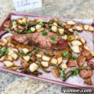 Juicy Roasted Garlic and Black Pepper Pork Tenderloin with Roasted Vegetables