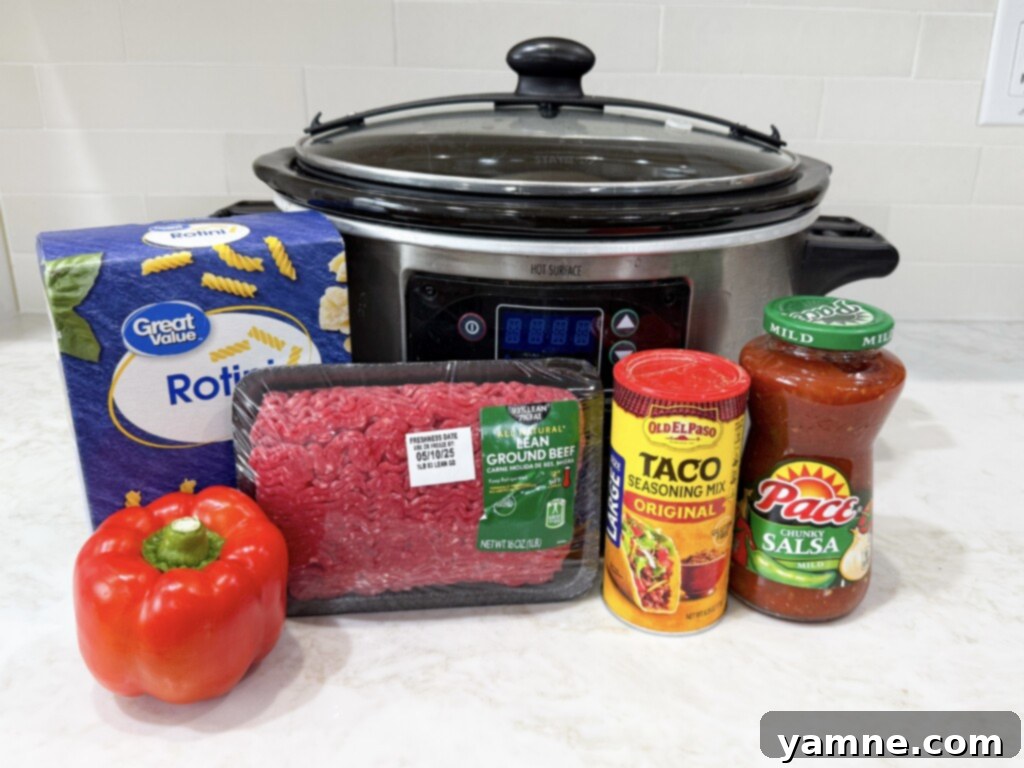 taco pasta ingredients