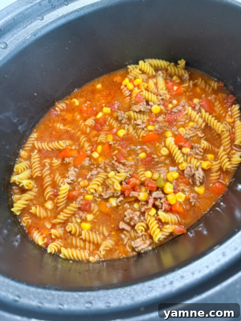cook taco pasta