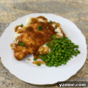 Crispy Southern Chicken Fried Chicken with Creamy Gravy