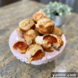Delicious Homemade Pizza Bombs, golden and cheesy appetizer
