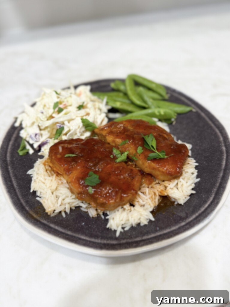 easy BBQ pork chop