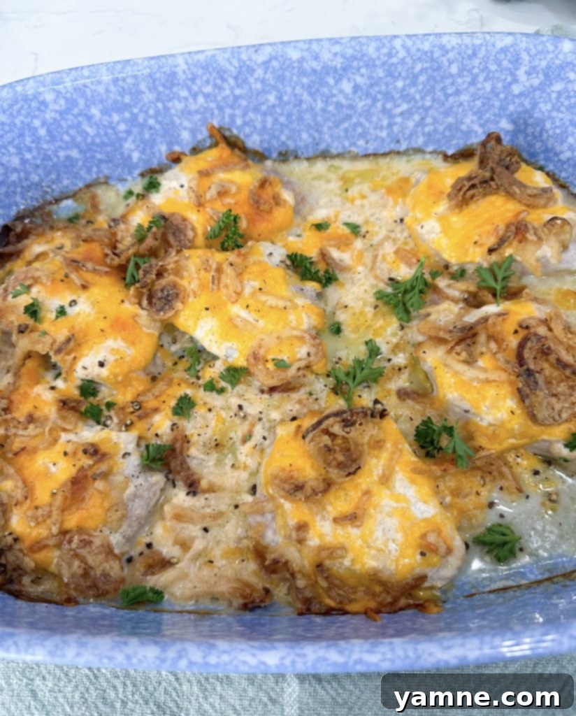 French Onion Pork Chops Ready to Eat