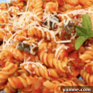 Delicious Veggie Packed Pasta in a bowl, ready to serve